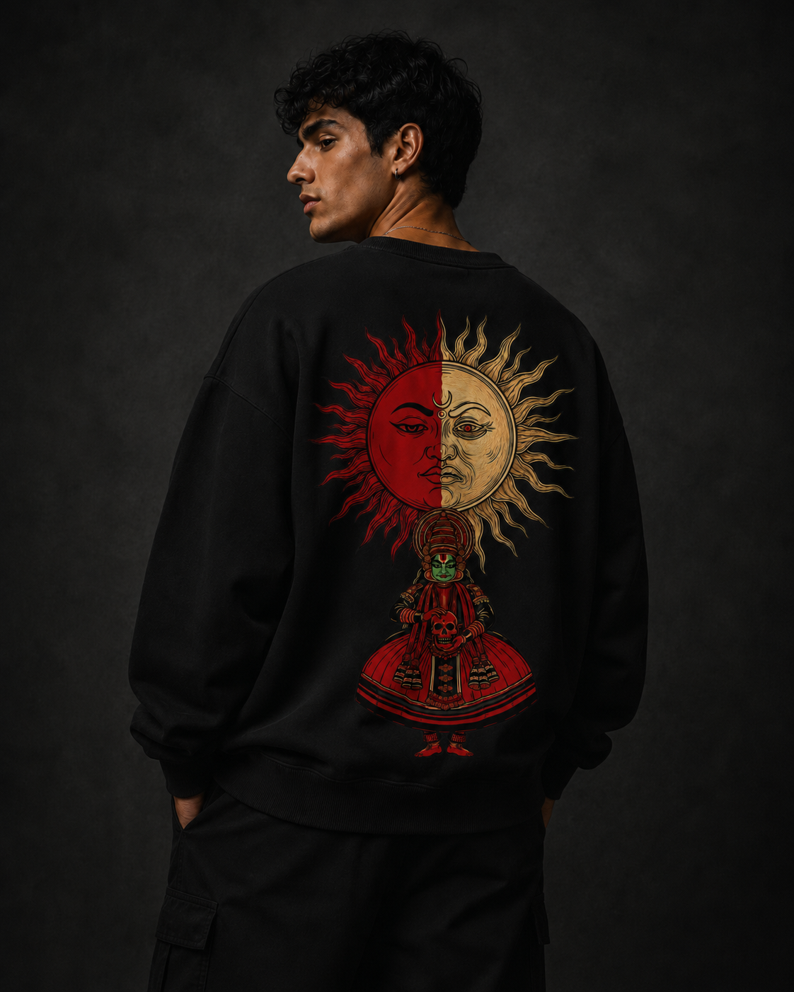 Boxy Fleece Crewneck Sweatshirt