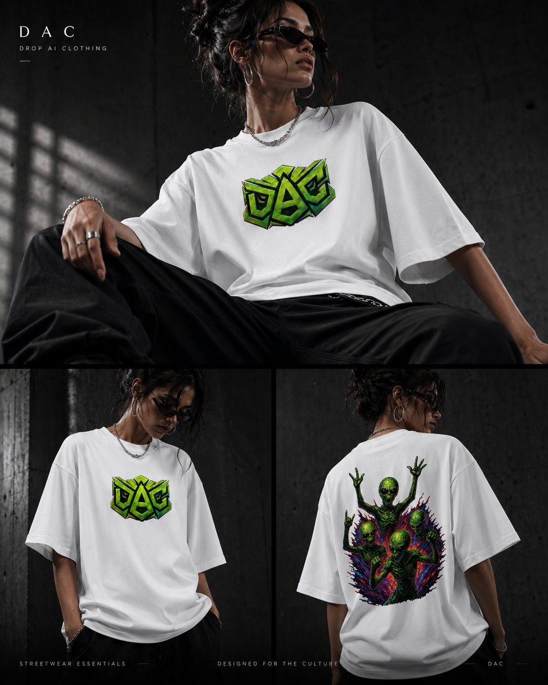 Heavyweight Drop Shoulder Cotton T-Shirt