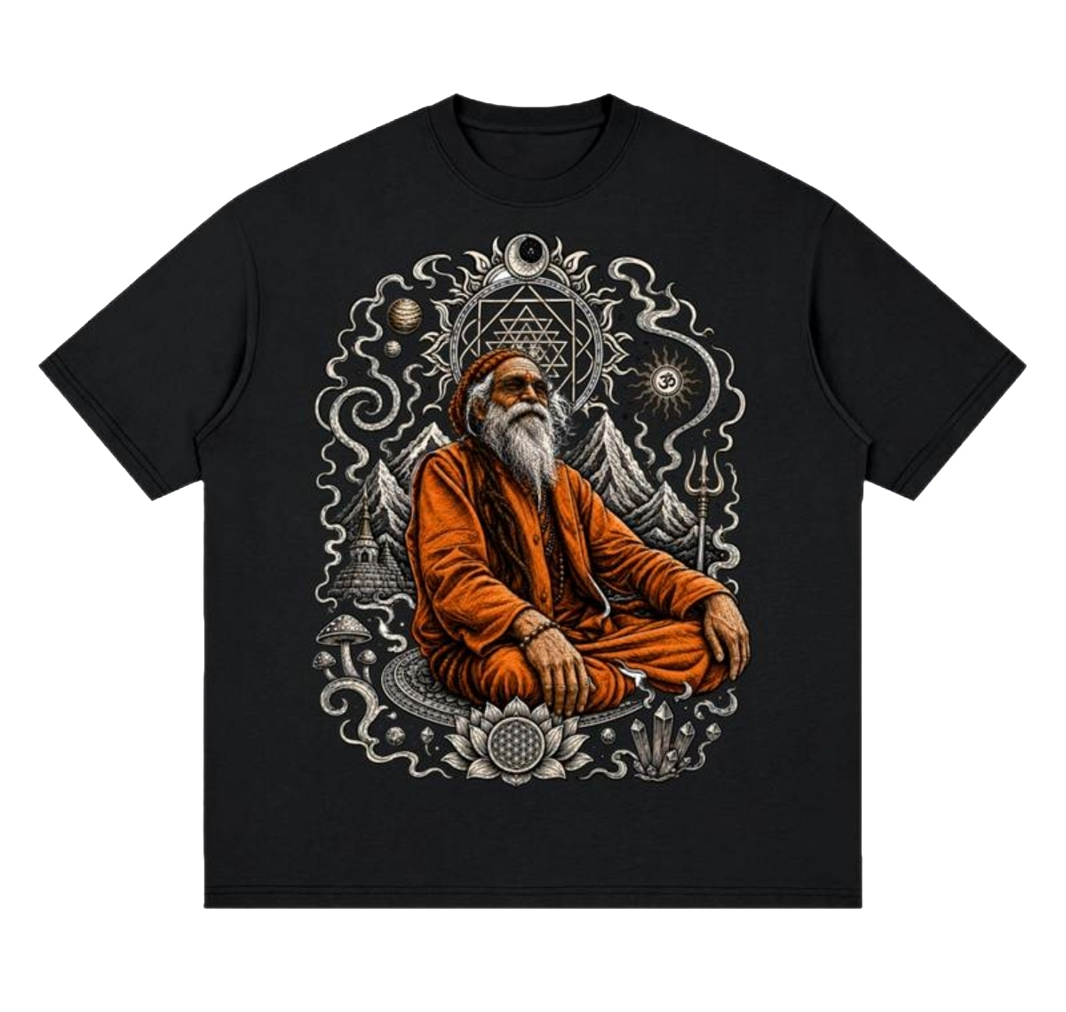 Streetwear Loose Drop Shoulder T-Shirt — view 1 of 2